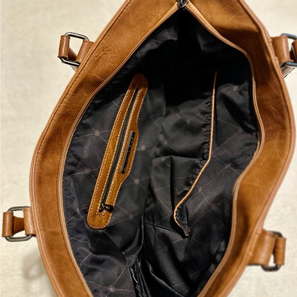 Antik Kraft brown leather purse/shoulder bag. - Picture 6 of 6